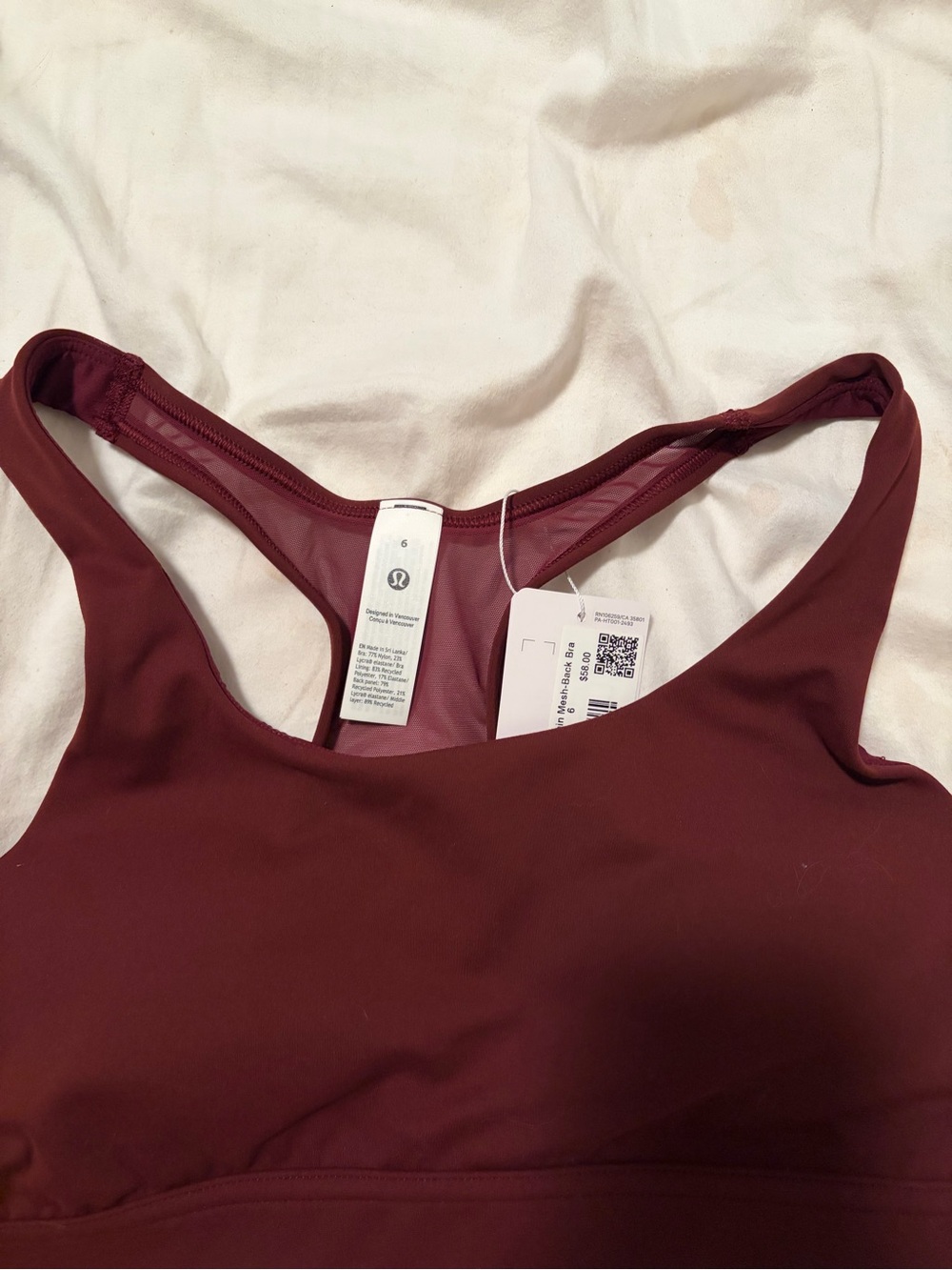 NWT Wunder Train Mesh-Back Bra Medium Support, B/C Cup - Picture 5 of 6